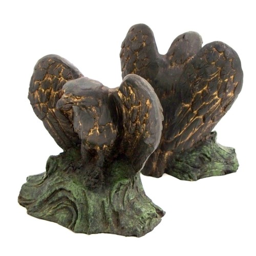 Eagle Bookends, Resin. 