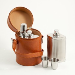 6 Piece Bar Set; 3 Flasks