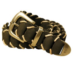 Hand braided belt
