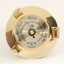 Brass Porthole Barometer,