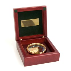 Compass in Wood Box, 